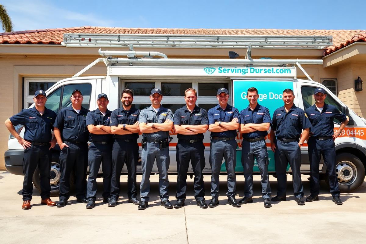 Our team of professional garage door technicians in Lake Forest